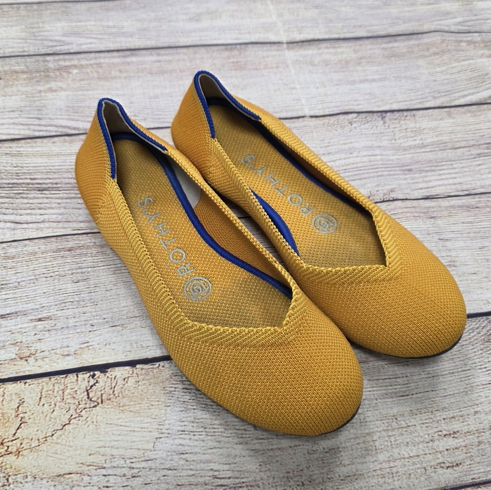 Rothy's Yellow Women's Flats Size 5‎ 1/2